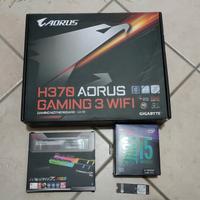 Aorus H370+9600KF+RAM 2x8+NMVE 500Gb+ROG 2070