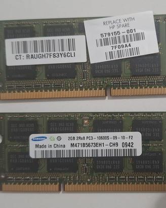 RAM SO-DIMM DDR3 PER NOTEBOOK
