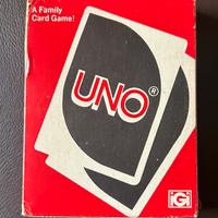 Gioco di carte UNO prodotto I.G.I anni 80 coll