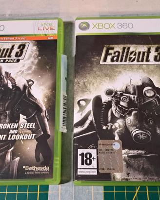 Lotto Fallout 3 + DLC Broken Steel Xbox 360