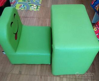 EMALL LIFE Set Tavolo e Sedia Poltrona Bambini 1-5