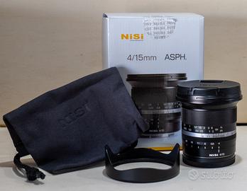 Obbiettivo NiSi 15mm f/4 ASPH per L-Mount