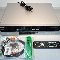 Philips DVDR3510V vhs USB dvd recorder COME NUOVO