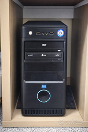 PC fisso + Monitor LG 19 casa ufficio