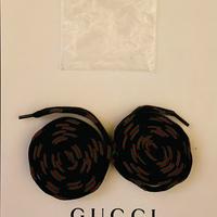 Lacci Gucci sneakers originali neri verdi rossi