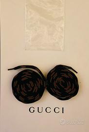 Lacci Gucci sneakers originali neri verdi rossi