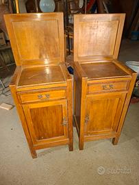 coppia comodini liberty primi 900