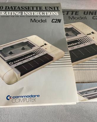 Commodore 64 scatola e istruzioni Datassette