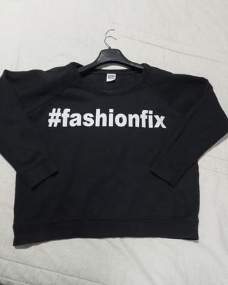 felpa unisex nera