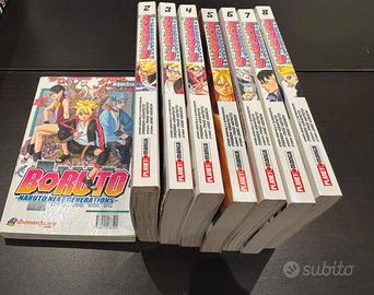 Manga, Boruto, Volumi da 1 a 8 (Vol 5 Variant)