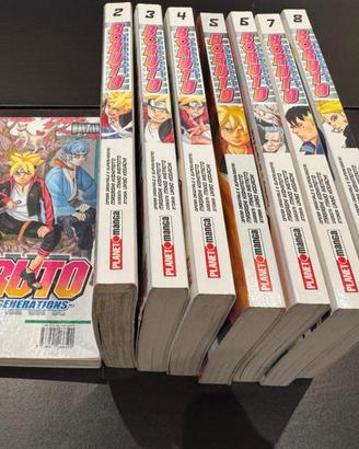 Manga, Boruto, Volumi da 1 a 8 (Vol 5 Variant)