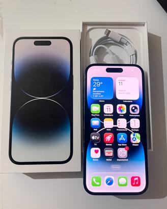 Iphone 14 pro black 128 gb batteria 91%