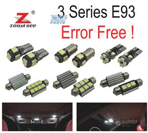 KIT 19 LAMPADE LED INTERNE BMW SERIE 3 E93 320I 32