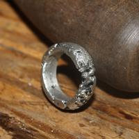 Anello artigianale in argento