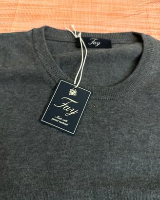 Fay pullover cotone girocollo Tg 52