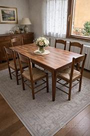 Tavolo allungabile + 6 sedie