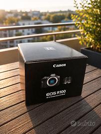 Canon EOS R100 NUOVA + 2 ANNI GARANZIA + SD128