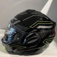 Casco modulare Exo-Tech Evo CONQUER Nero opaco/Gia