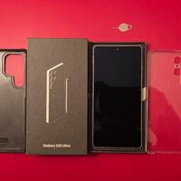 Samsung Galaxy S 25 Ultra, 512 GB, Bianco, 2 cover