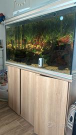  acquario completo con mobiletto e filtro
