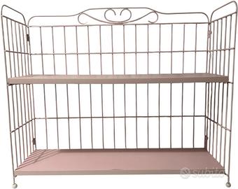 Libreria, portaoggetti da scrivania rosa