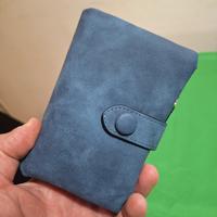 Portafoglio blu 15 scomparti 