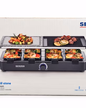 Raclette Severin RG 2371 - grill e pietra naturale