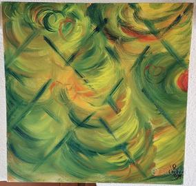 QUADRO SU TELA AD OLIO