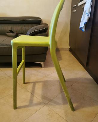 Seggiolino sgabello Ikea verde
