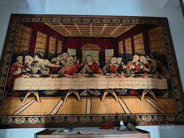 quadro in stoffa ULTIMA CENA 
