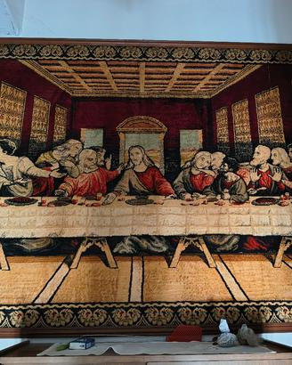 quadro in stoffa ULTIMA CENA 
