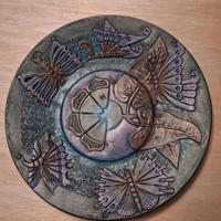 Piatto vintage Sardegna, firmato Tonino Loi