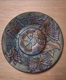 Piatto vintage Sardegna, firmato Tonino Loi