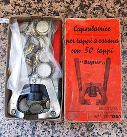 RIBASSO: Capsulatrice per tappi a corona