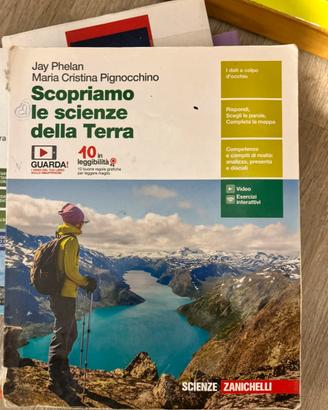 Libro scienze scopriamo le scienze della terra