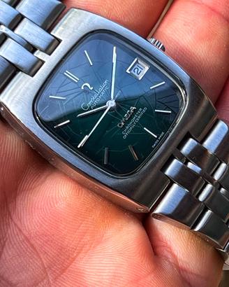 Raro Omega Constellation "TV Dial" Vintage verde