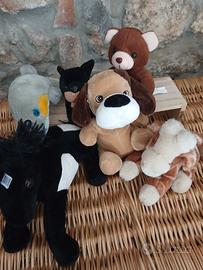 Set 6 peluche 