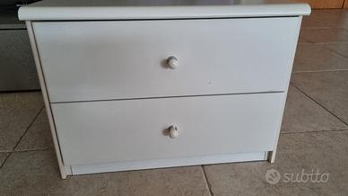 comodino bianco