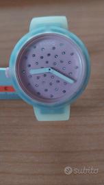 O BAG Orologio con cristalli  rosa + braccialetto 