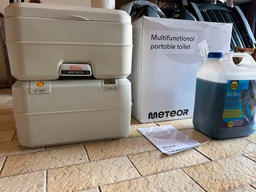 WC chimico portatile 20L e Liquido sanitario e add