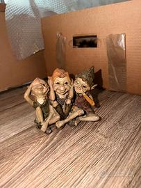 Pixies Folletti Elfi Vintage statuine collezione