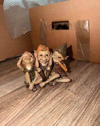 Pixies Folletti Elfi Vintage statuine collezione