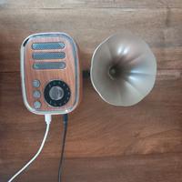 radio cassa portatile con attacco Jack e usb