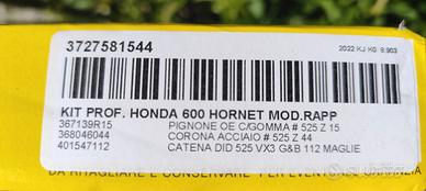kit trasmissione Honda 600 Hornet