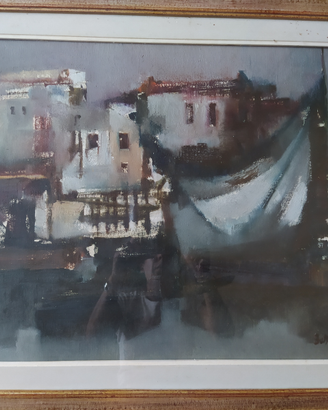 Quadro Lido Bettarini "Darsena di Viareggio"