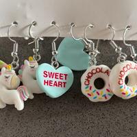 Orecchini bigiotteria: cuore stella lollipop