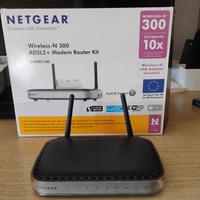 MODEM/ROUTER NETGEARE N300 WIRELESS ADSL2+DGN 2100
