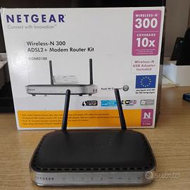 MODEM/ROUTER NETGEARE N300 WIRELESS ADSL2+DGN 2100