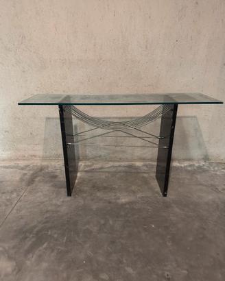 Consolle Design Postmoderno anni '80- Marmo Nero