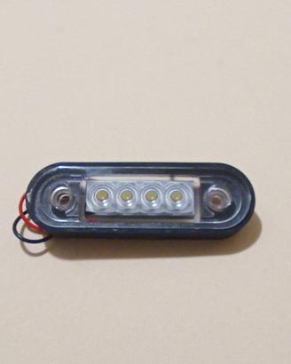 Fanalino ingombro/posizione, BOX 8pz, luce bianca.